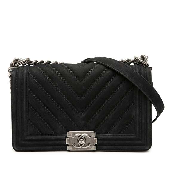 Chanel Tops - Chanel Boy Flap Bag Chevron Nubuck Old #246585C32B